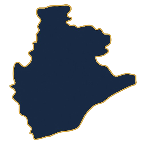 Mapa de Barcelona con marcas de universidades